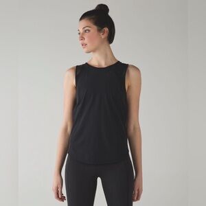Lululemon Sculpt Tank- Black, size 6